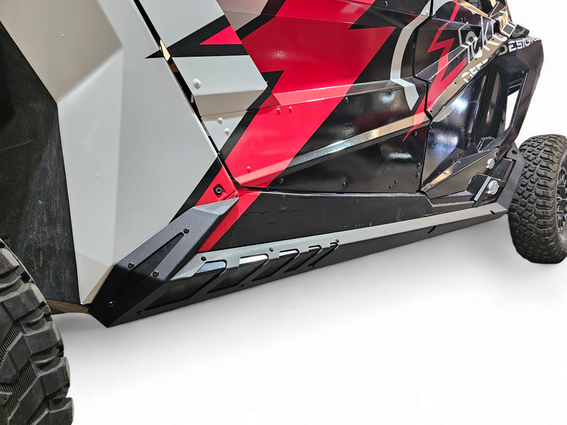 Polaris RZR Pro XP Rocker Guards - Elektric Off Road - Volt - Hammer Black - `20-`25